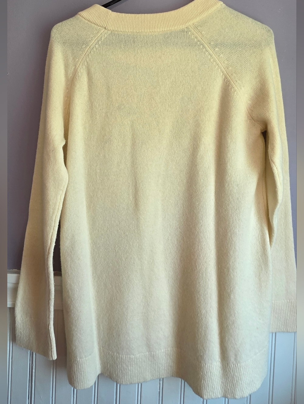 KATE SPADE Wool Bow Sweater Cream & Black Size Small - Picture 13 of 13
